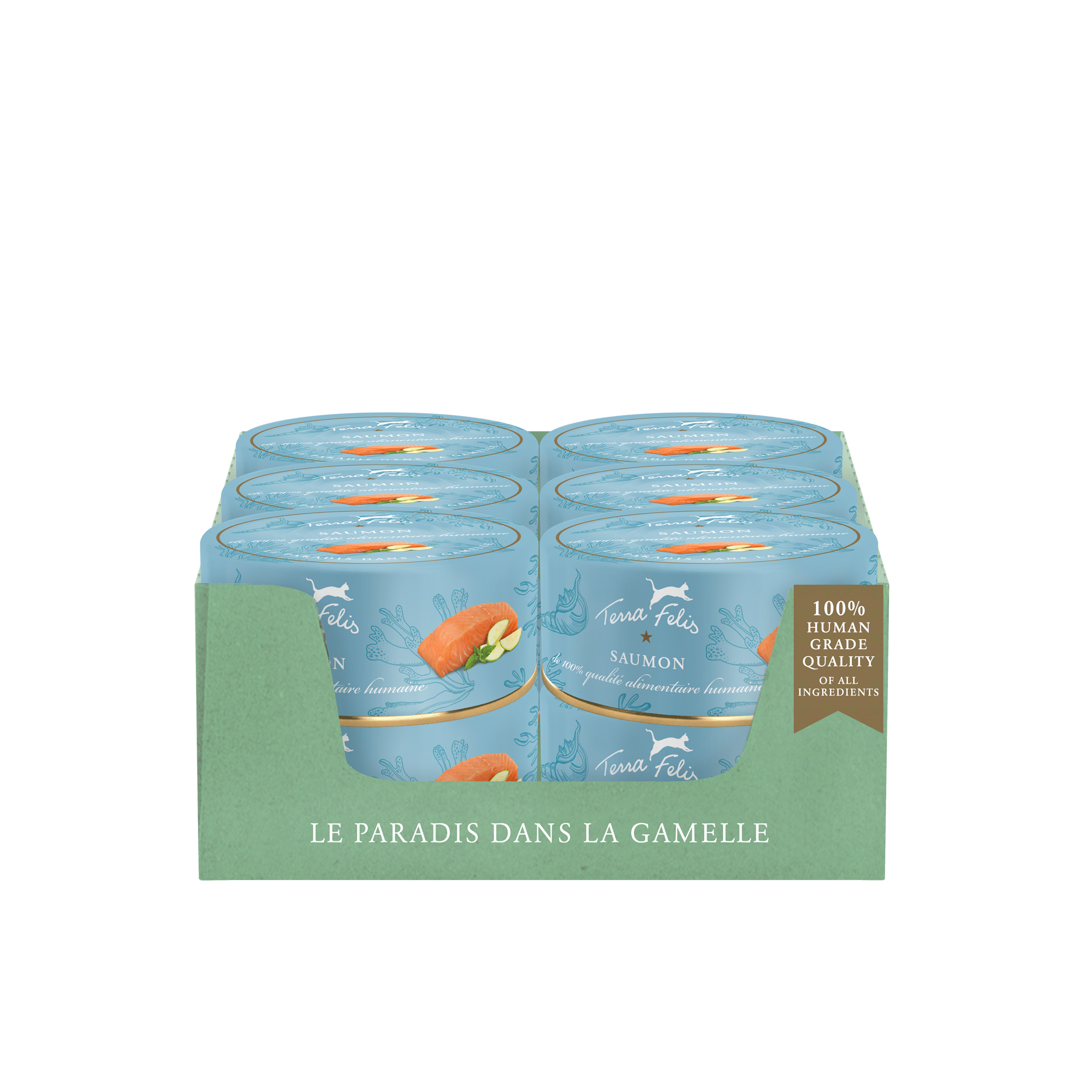 TERRA FELIS - Pâtée Saumon Pour Chat