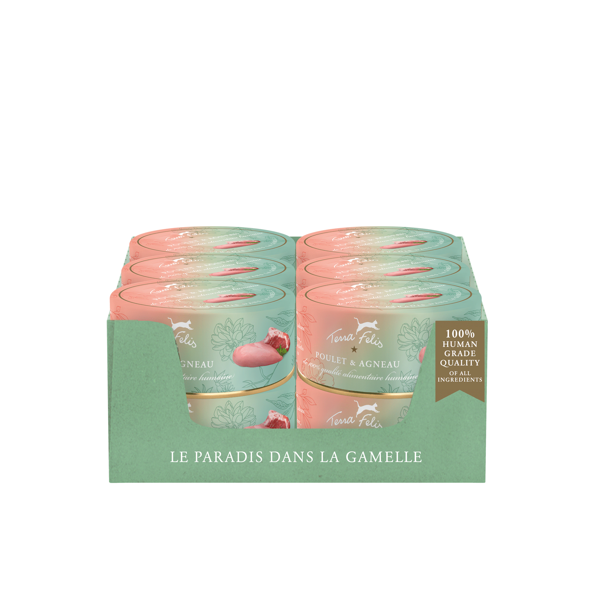 TERRA FELIS - Chicken Lamb Pâté for cats 80g