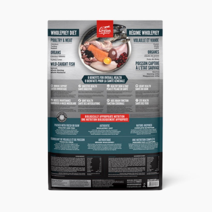 ORIJEN- GUARDIAN 8 croquettes complètes pour chats 1.8kg
