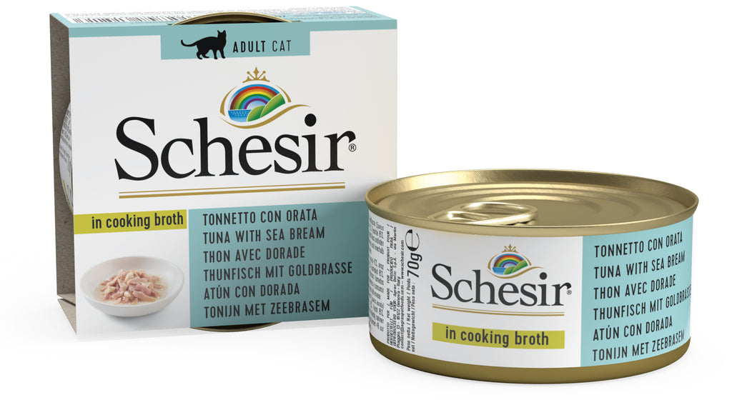 Les bouchées au bouillon thon et daurade de Schesir constituent une recette saine et équilibrée.
