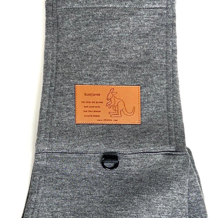 Détail du matériau en coton du Sac kangourou   Moogoo Pet
